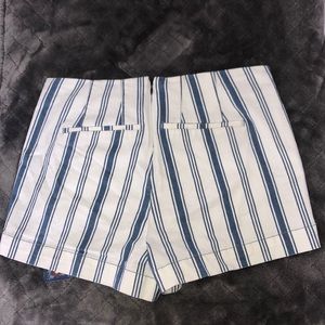 blue spice high waisted shorts